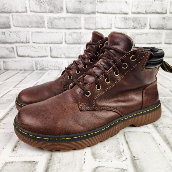 Dr. Martens Tipton Men's Sz 9 Brown Leather Lace Up Round Toe Casual Chukka Boot - Picture 3 of 11